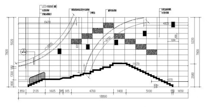 順德宏晟國(guó)際影城側(cè)墻設(shè)計(jì)圖1