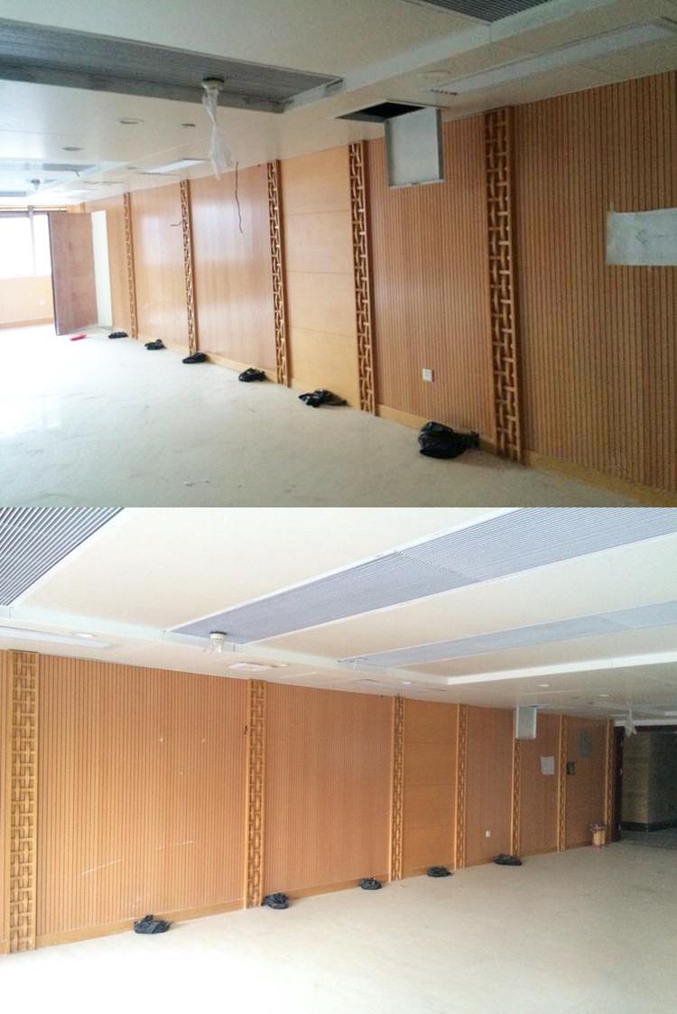 浙江金華會議室槽木吸音板聲學(xué)工程