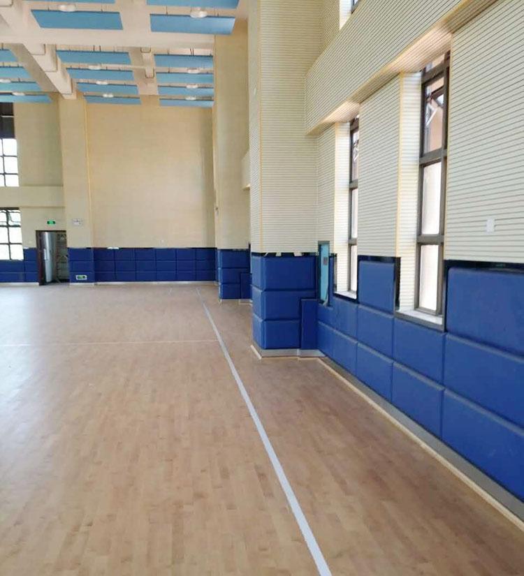 廣東揭陽學(xué)校體育館墻面木質(zhì)吸音板聲學(xué)工程